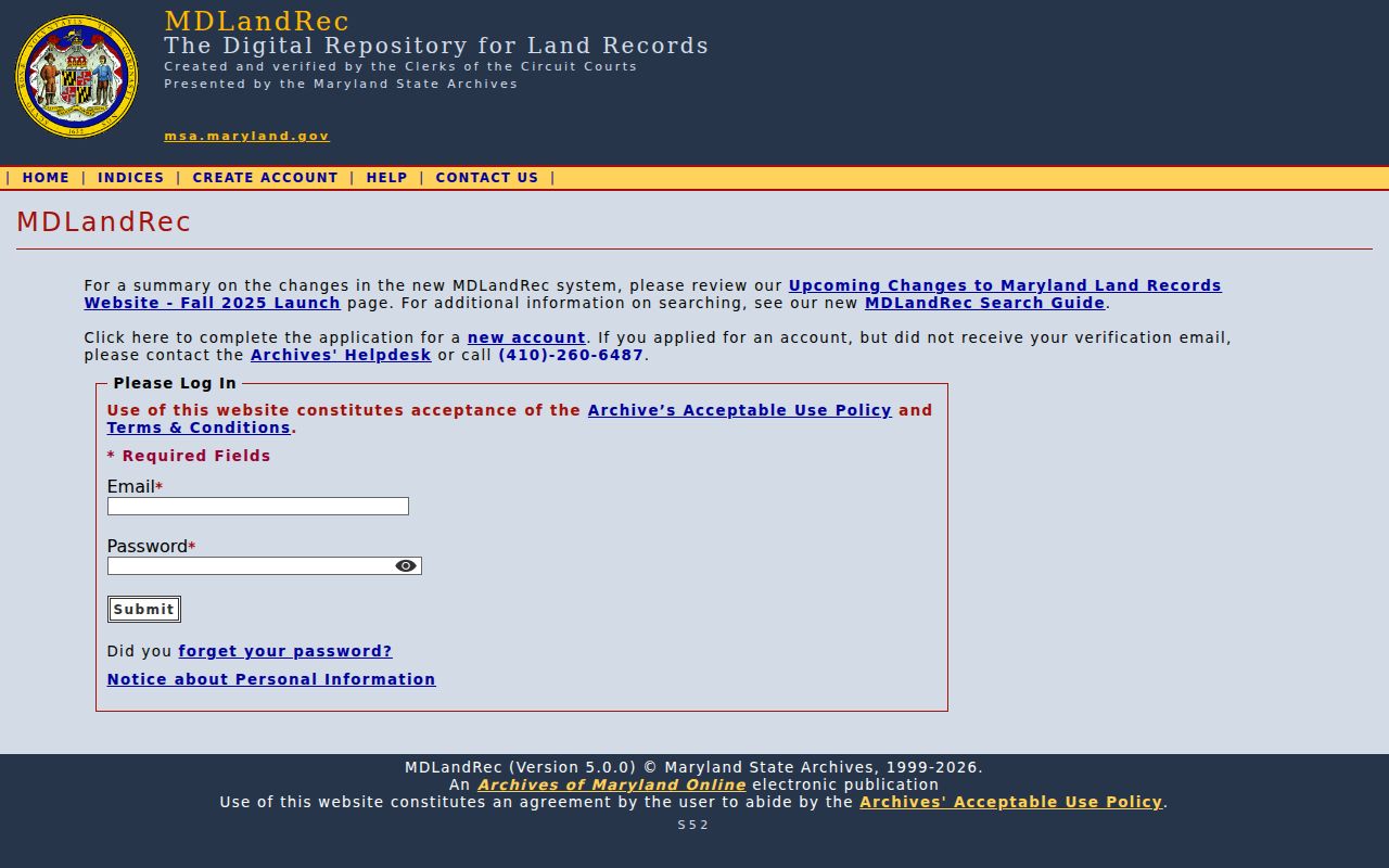 Frederick County people search through the MDLandRec gateway